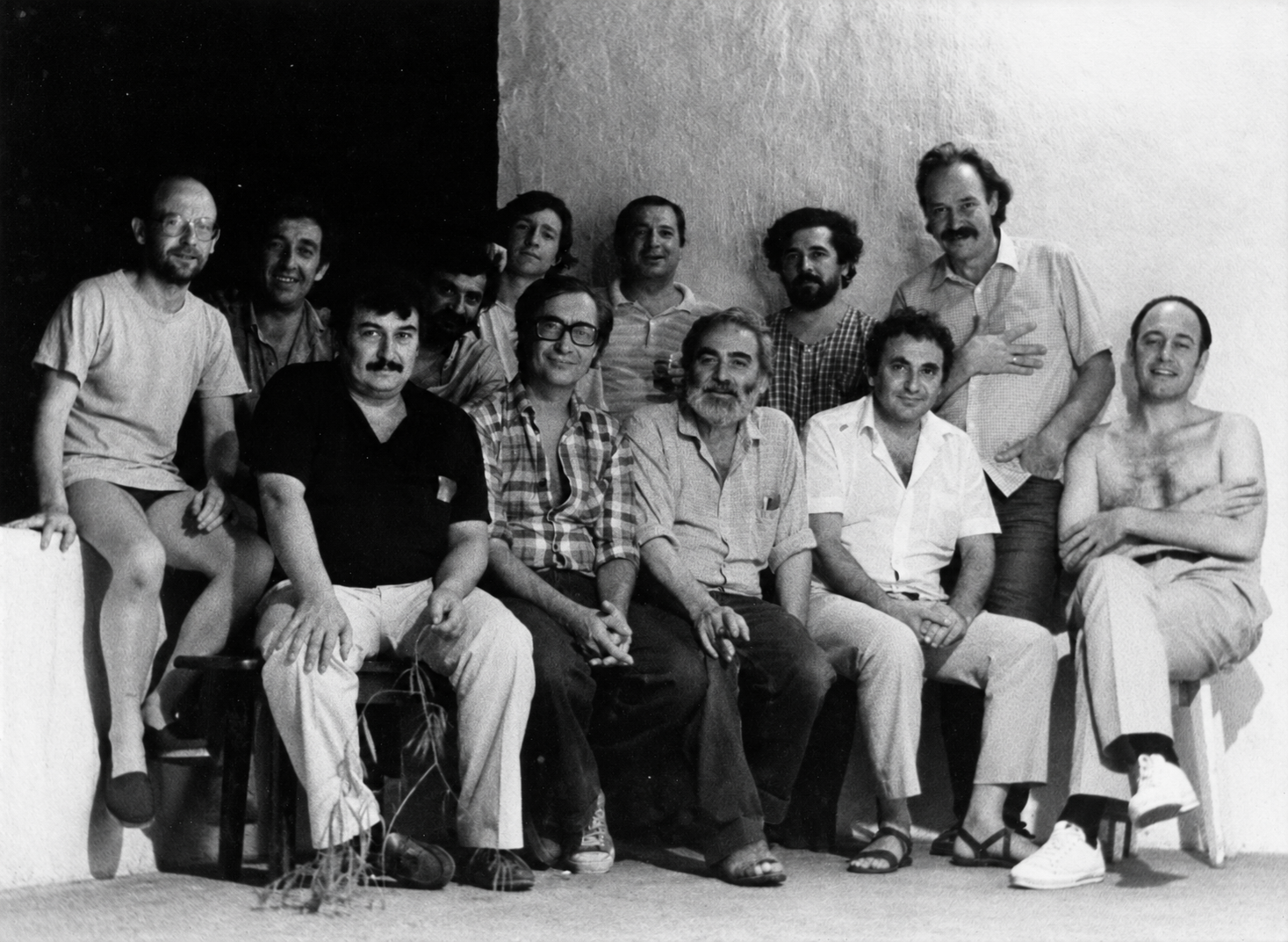 Retrato grupal en Colastiné Norte, enero de 1985